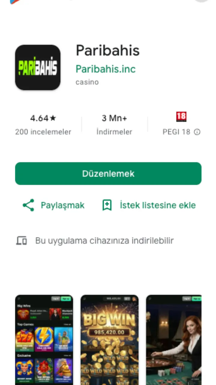 Paribahis Resmi app